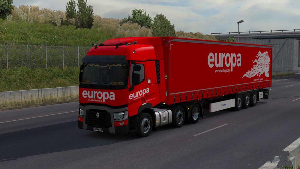 ETS2 - Europa Logistics Skin V1.0 (1.38.x)
