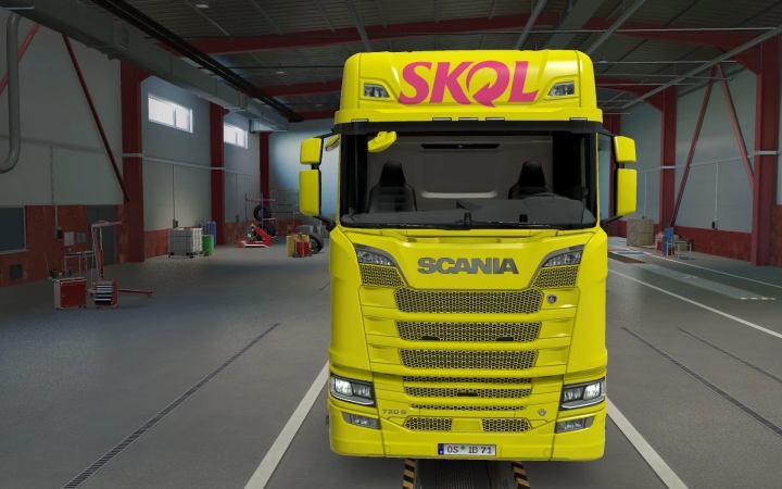 ETS2 - Scania S 2016 8x4 Skol Skin (1.41.x)