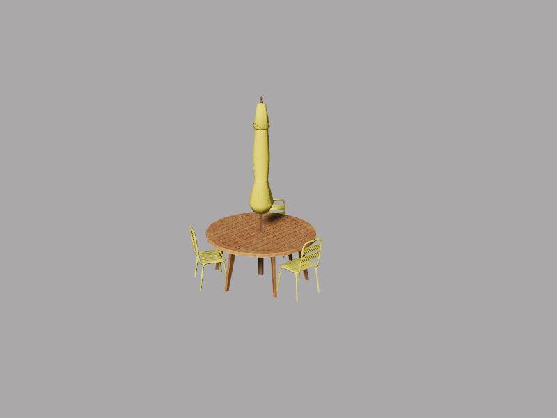 FS19 - Table Parasol Plier Chti V1.0