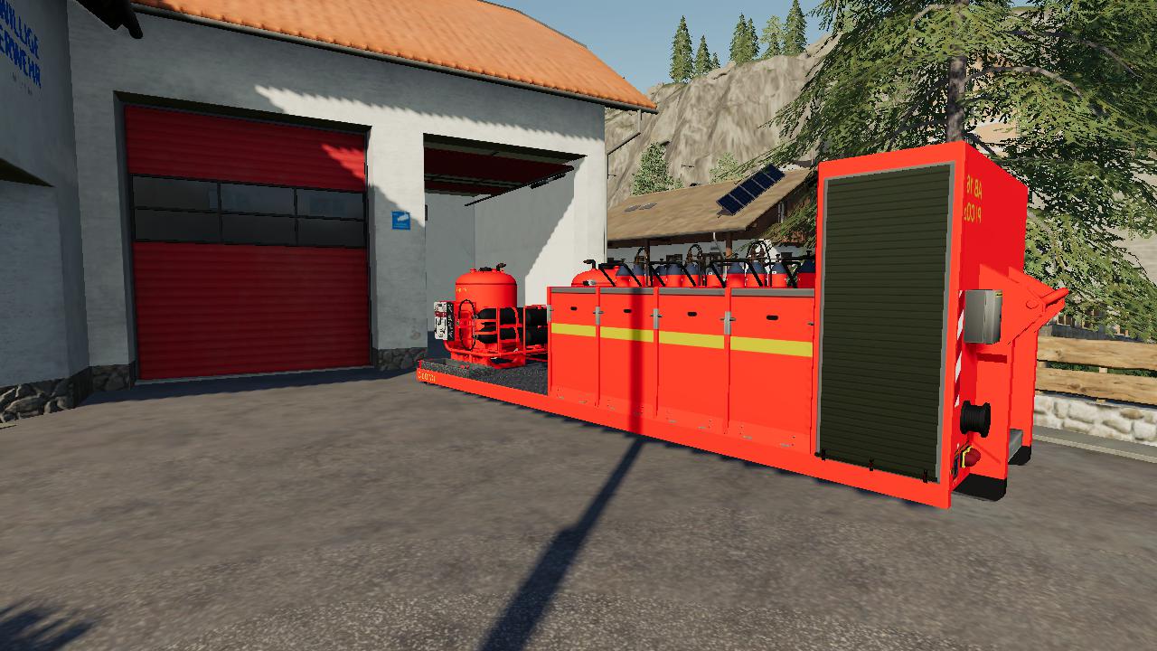FS19 - Platforma Z Srodkami Gasniczymi V2.0