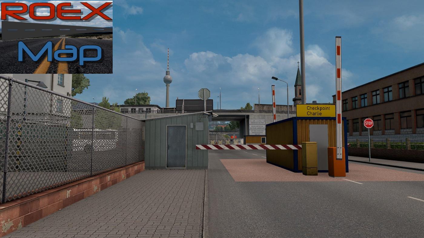 ETS2 - Old German Border Mod Ro-Ex Fix V1.1 (1.39.x)