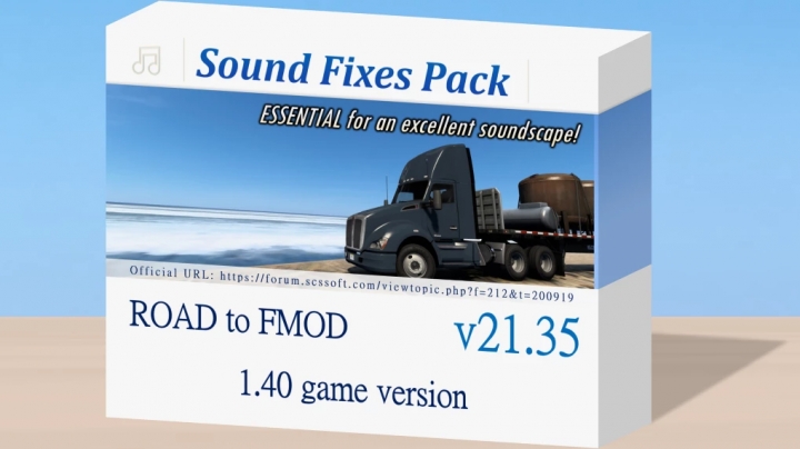 ETS2 - Sound Fixes Pack V21.35 (1.40.x)