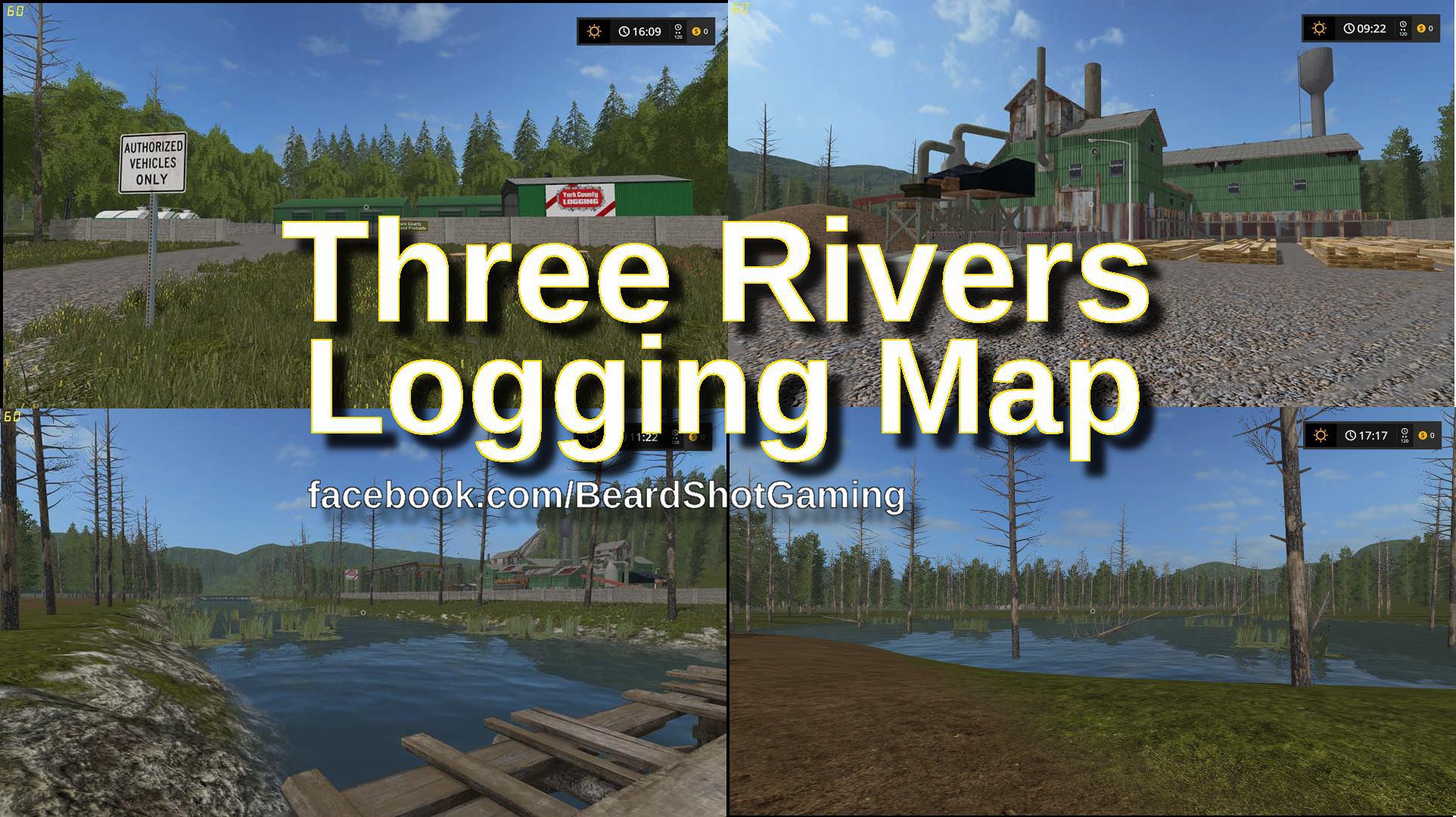 FS19 - Three Rivers Logging Map V1.1