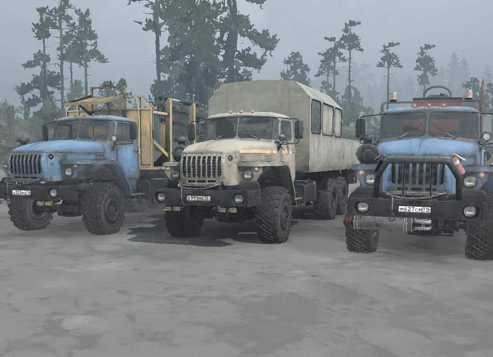 Spintires:Mudrunner - Ural-4320-40 Texture V1