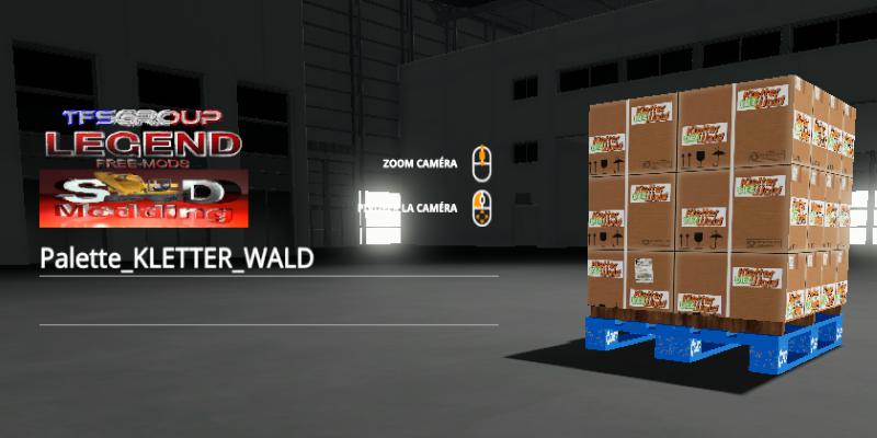 FS19 - Palette de Marchandises Kletter Wald V1.5