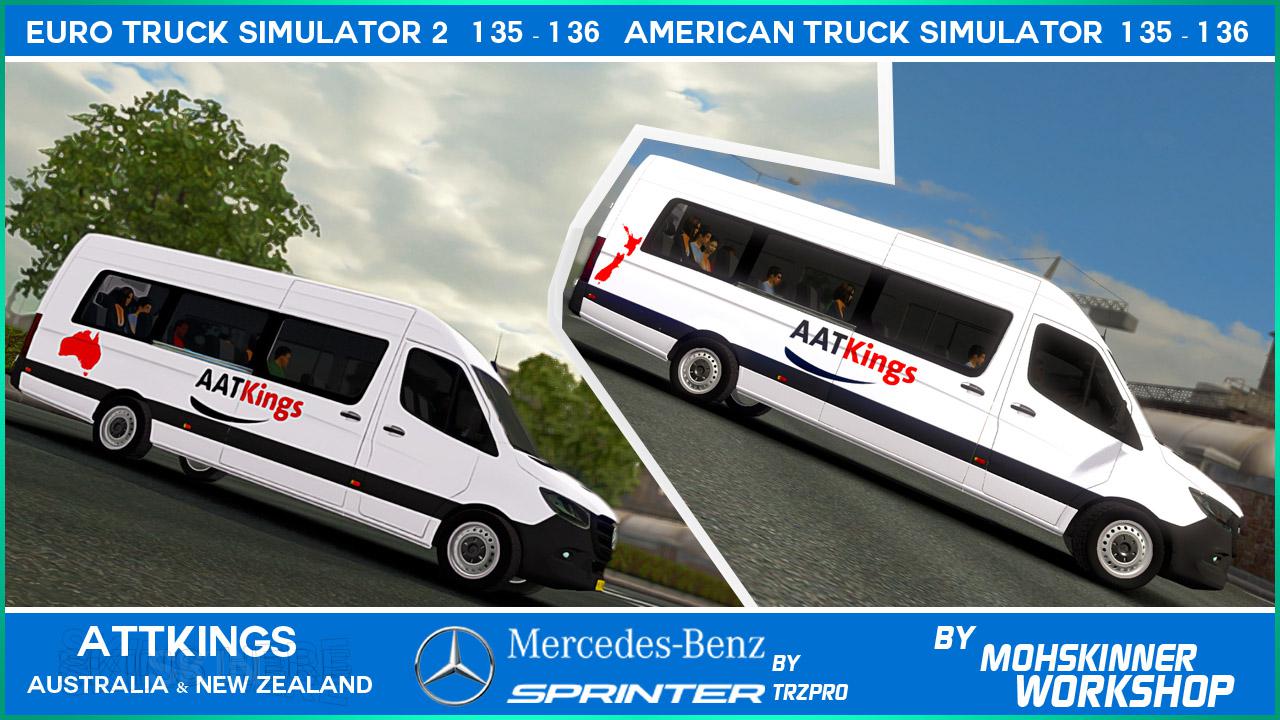ETS2 - Mercedes Sprinter AAT Kings Skin (1.36.x)