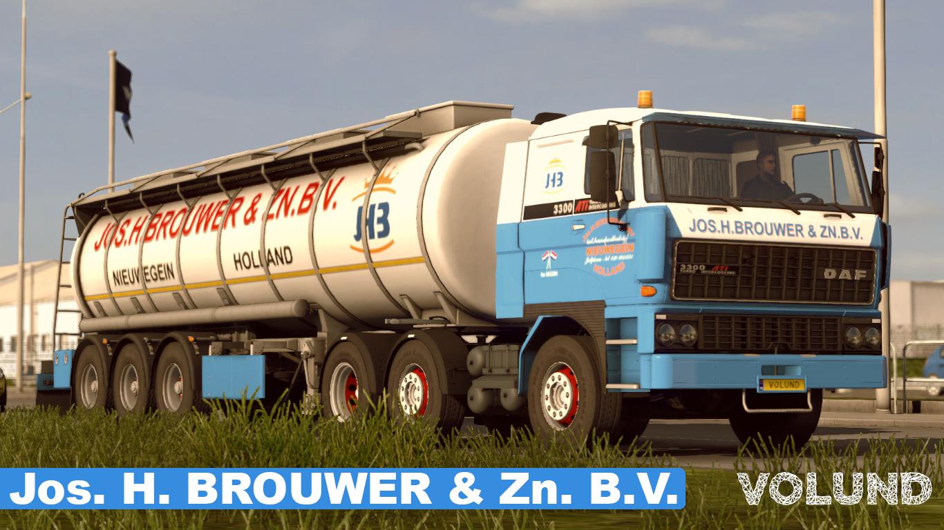 Ets2 Paintjobs Jos H Brouwer Zn B V For Daf F241 V1 0 1 39 X Euro Truck Simulator 2 Mods Club