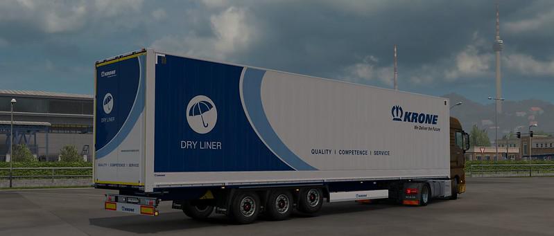 ETS2 - Krone DryLiner Mega Trailer V1.0 (1.39.x)