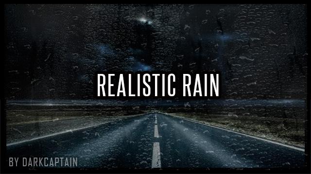 ETS2 - Realistic Rain V3.1 (1.36.x)