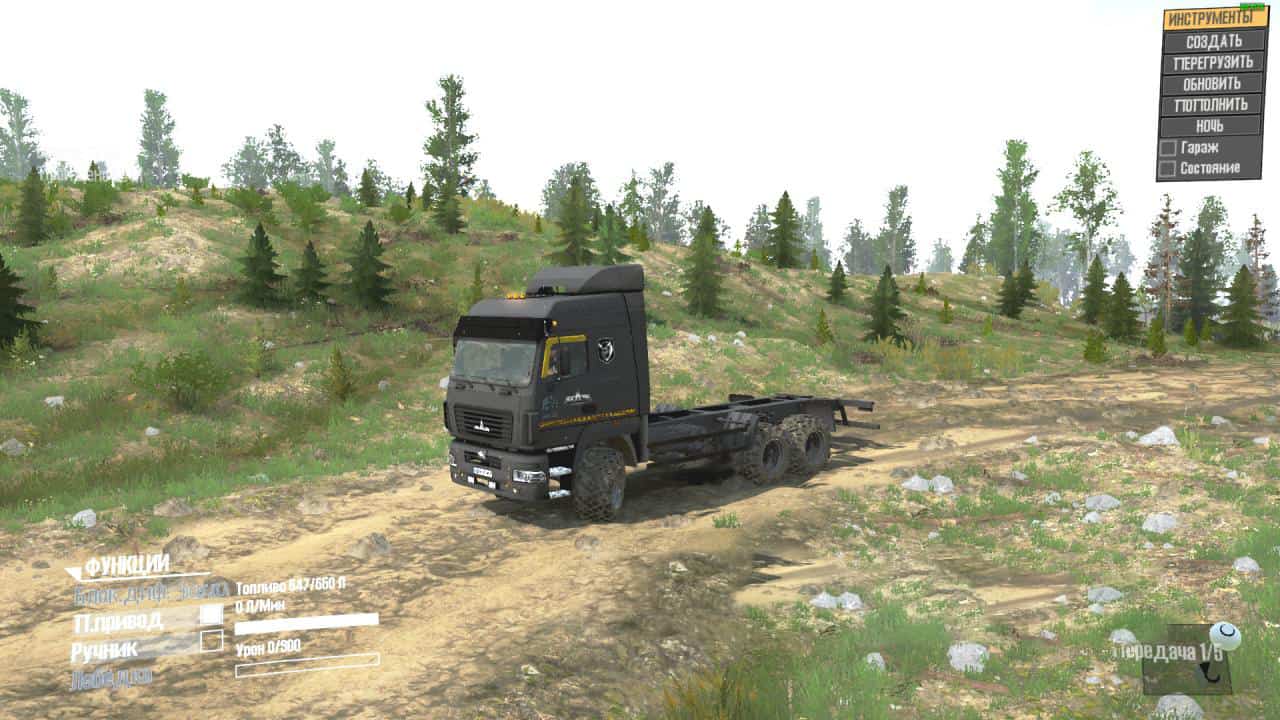 Spintires:Mudrunner - Maz 6514 Truck V1