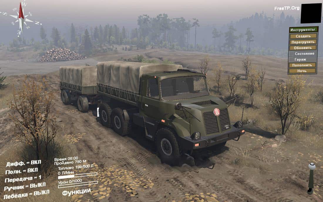 Spintires - Tatra Mod 163 Truck V1.0