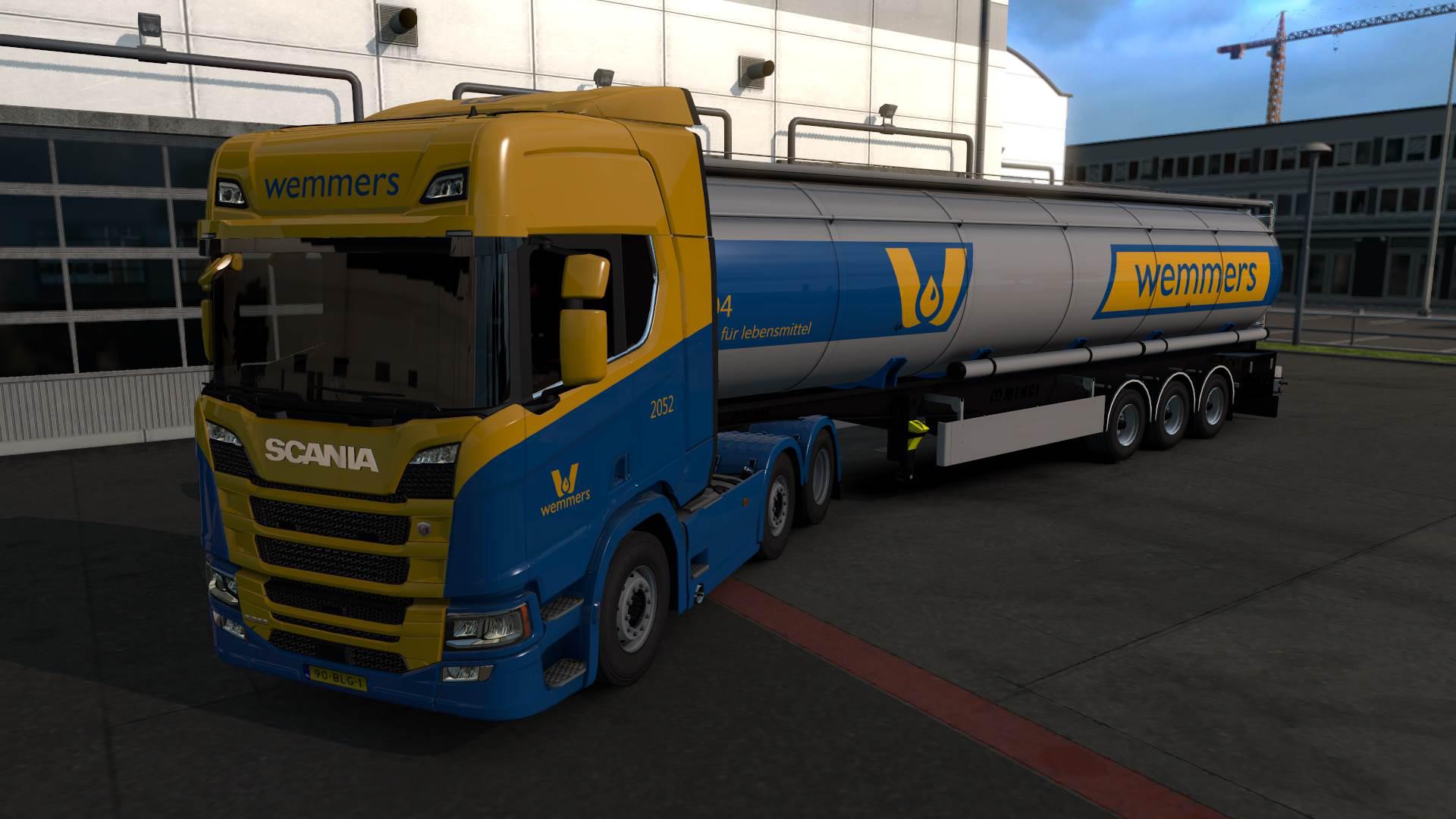 ETS2 - Wemmers Tanktransport Skin Pack V1.0