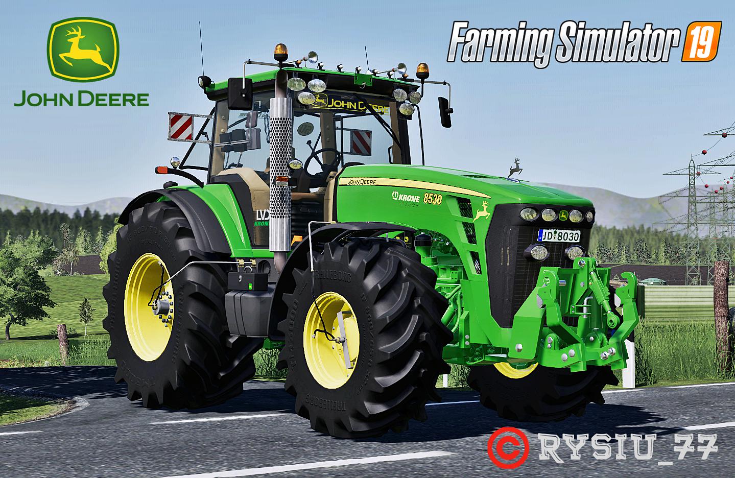 FS19 - John Deere 8030 Series Official V3.0