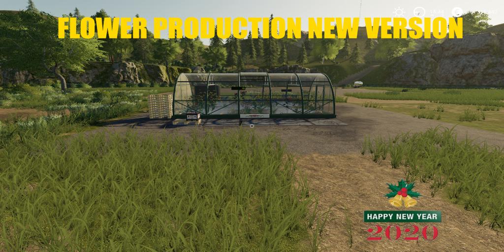 FS19 - Placeable Flower Production V1.0.5