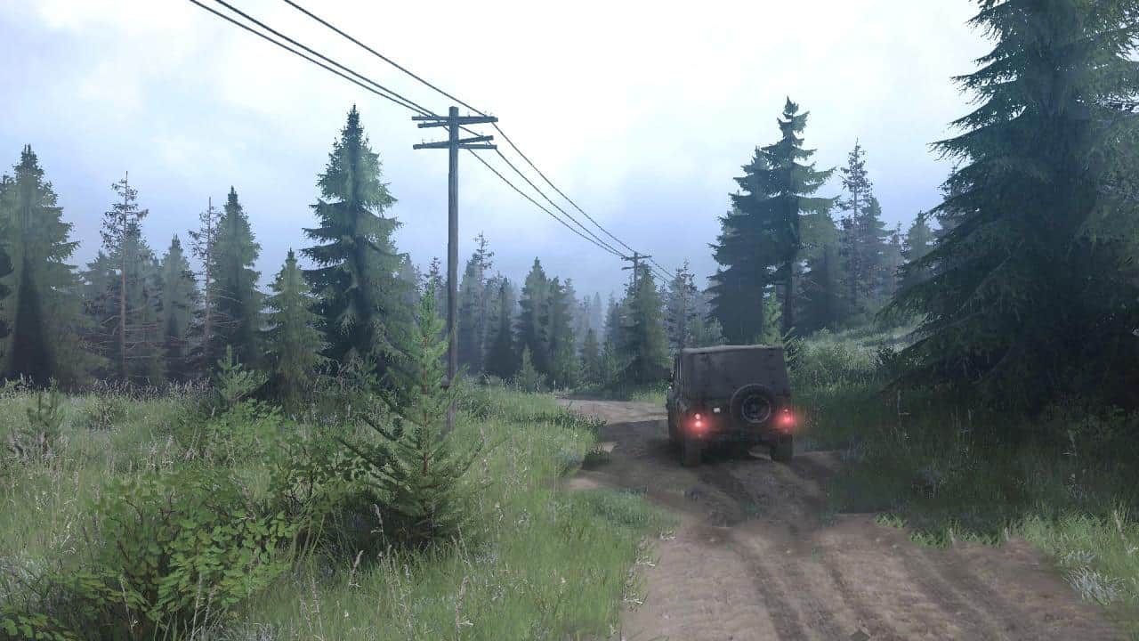 Spintires:Mudrunner - The Land of A Thousand Lakes: Nivankyul Map V1
