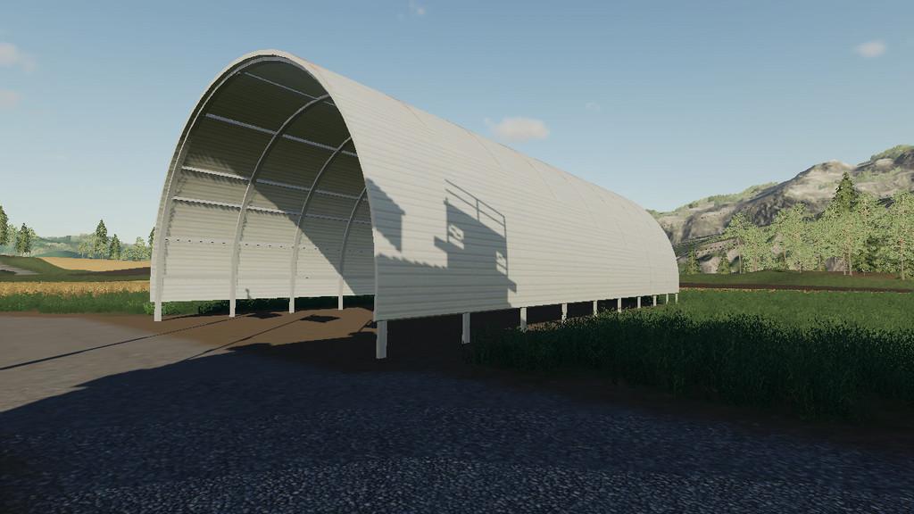 FS19 - Placeable Hay Shed V1.1