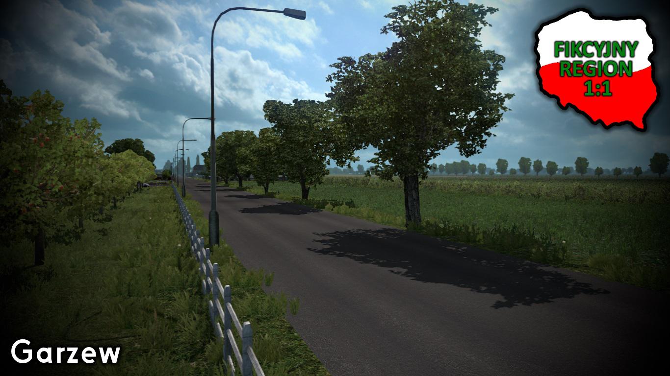 ETS2 - Fikcyjny Region 1:1 Map V0.1 Beta (1.37 - 1.38)