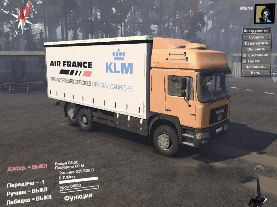 Spintires - Man F2000 Truck V1.0