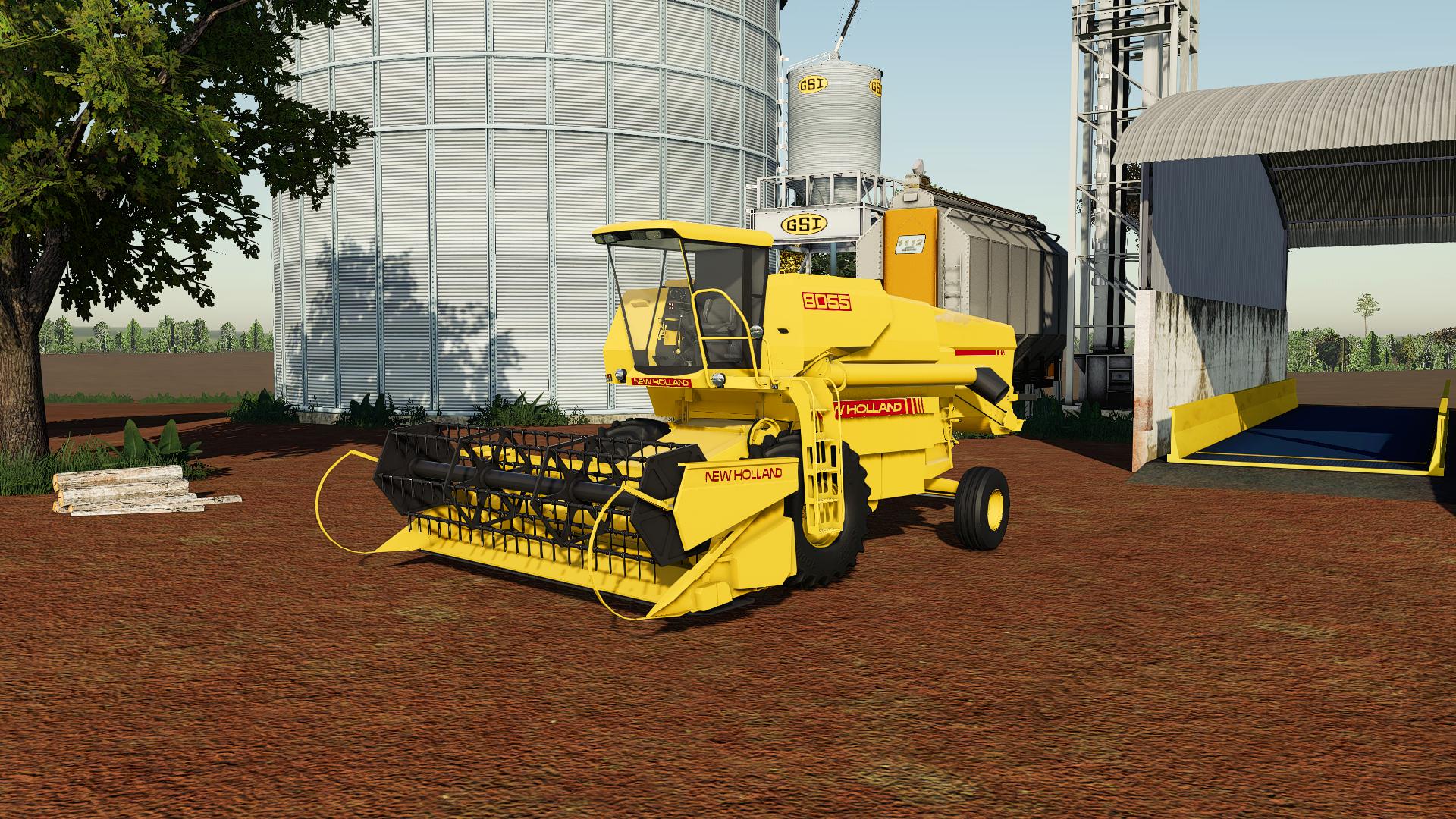 FS19 - New Holland 8055 + Cutters V1.0
