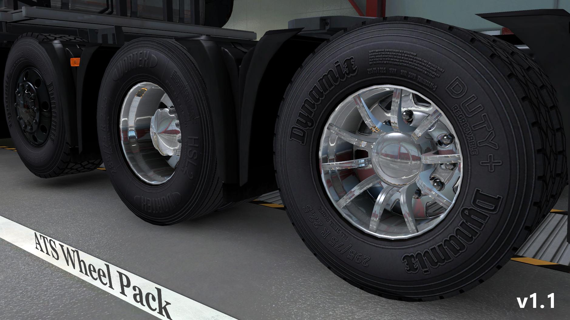 Wheel Pack from ATS for ETS2 1.11 (1.38.x)