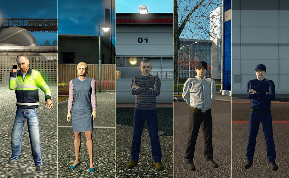 ETS2 - All The Service Staff V1.6 (1.36.x)