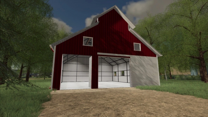 FS19 - Modern Red Barn V1.0