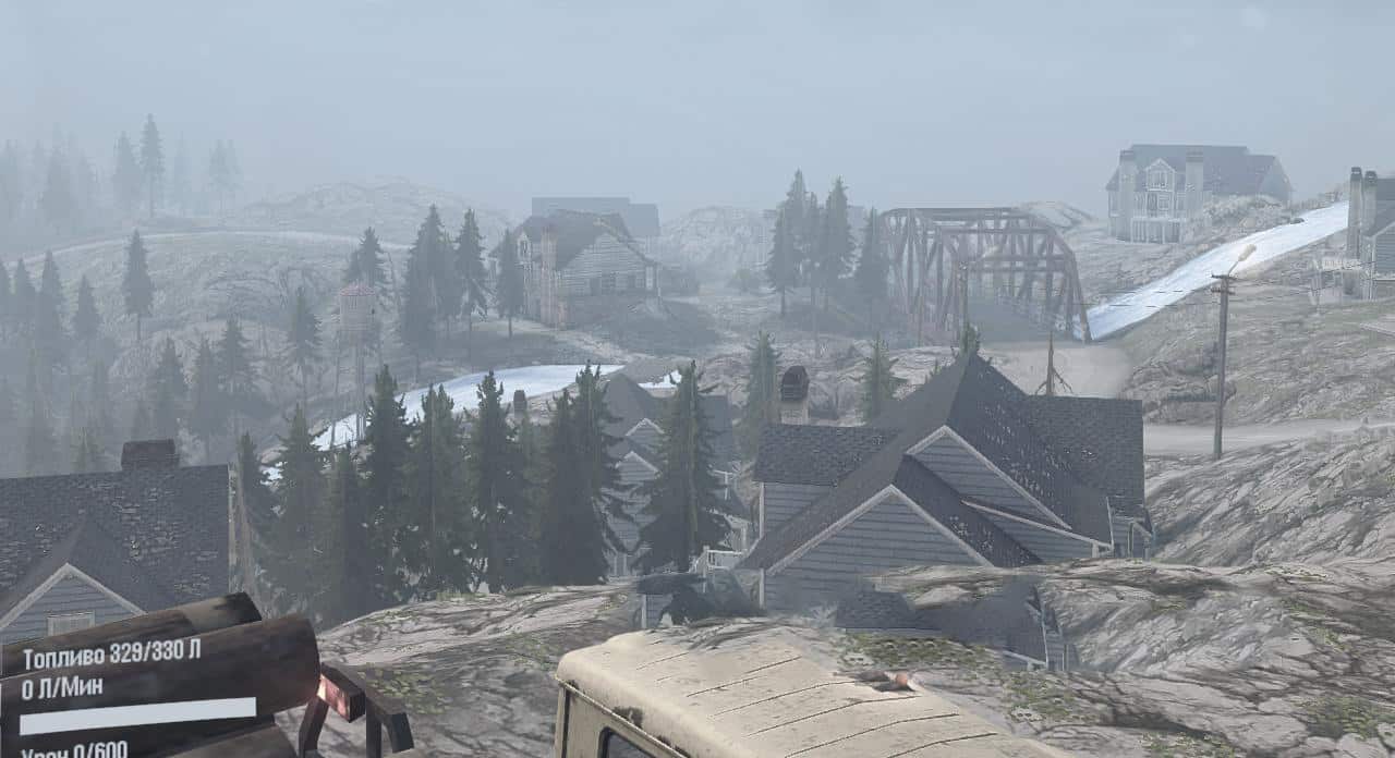 Spintires:Mudrunner - Settlements on The Slopes Map V1.0