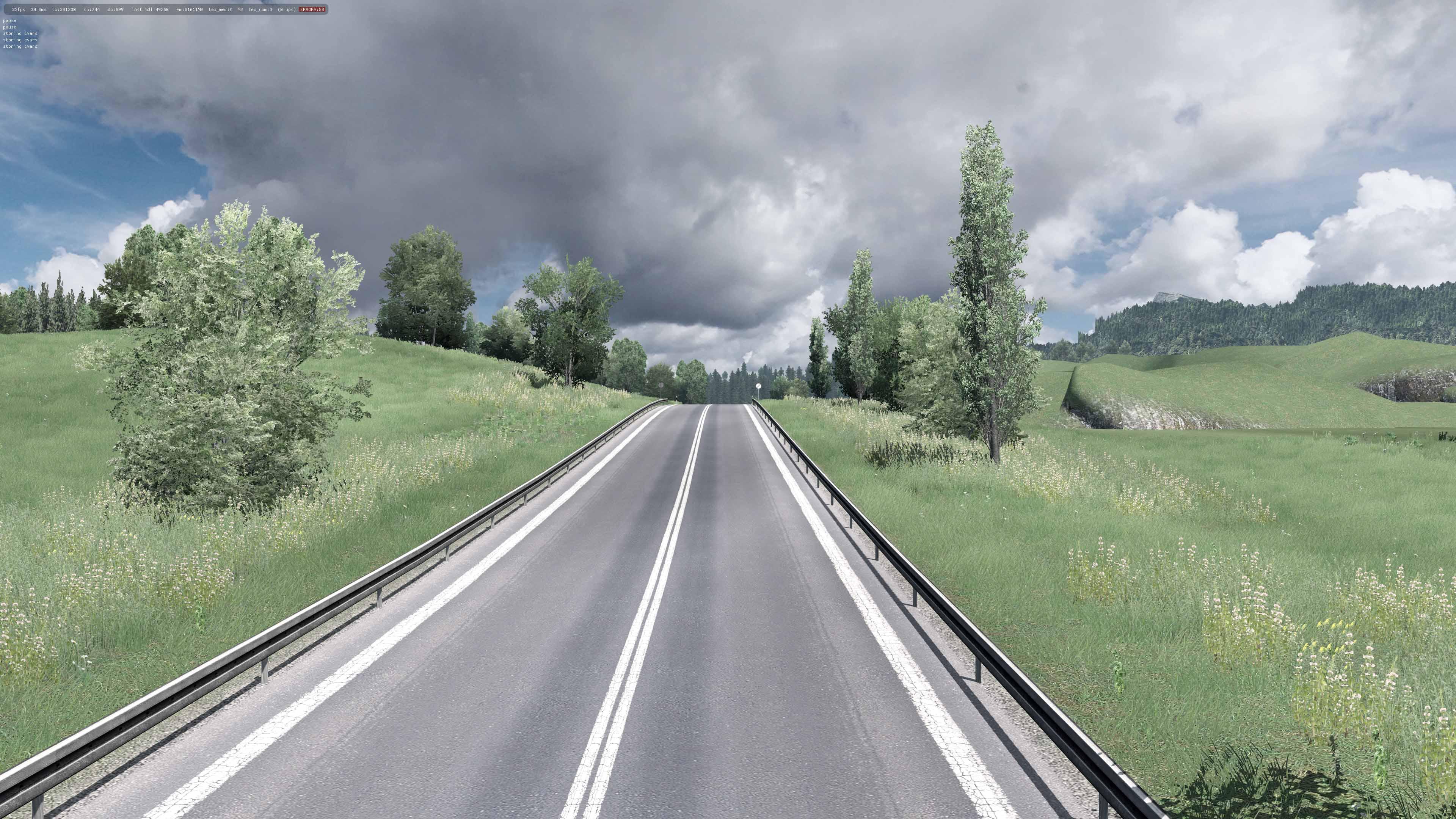 ETS2 - Grass V1.1 2K Going East (1.38.x)