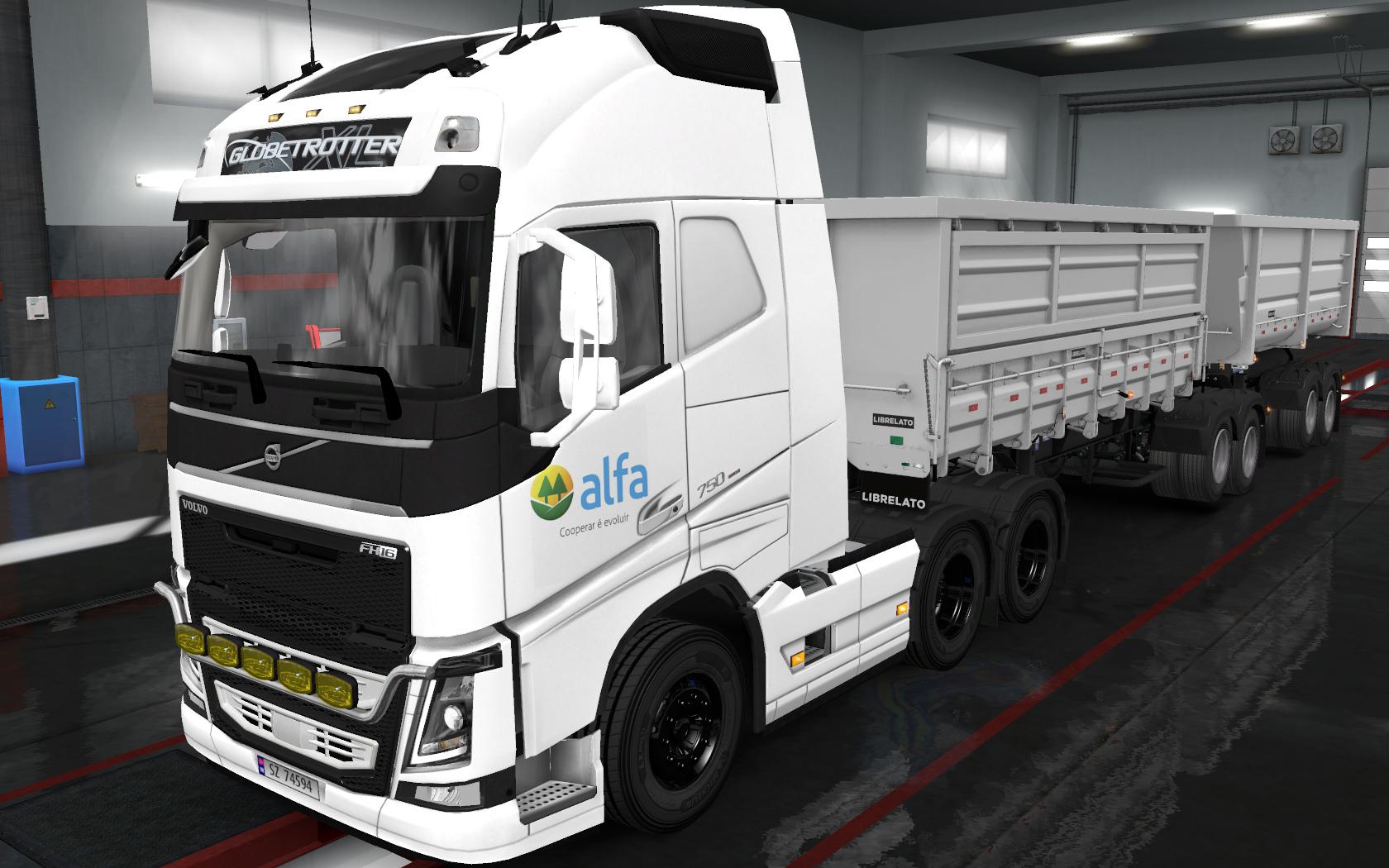 ETS2 - Volvo FH16 2012 Cooperalfa Skin (1.36.x)