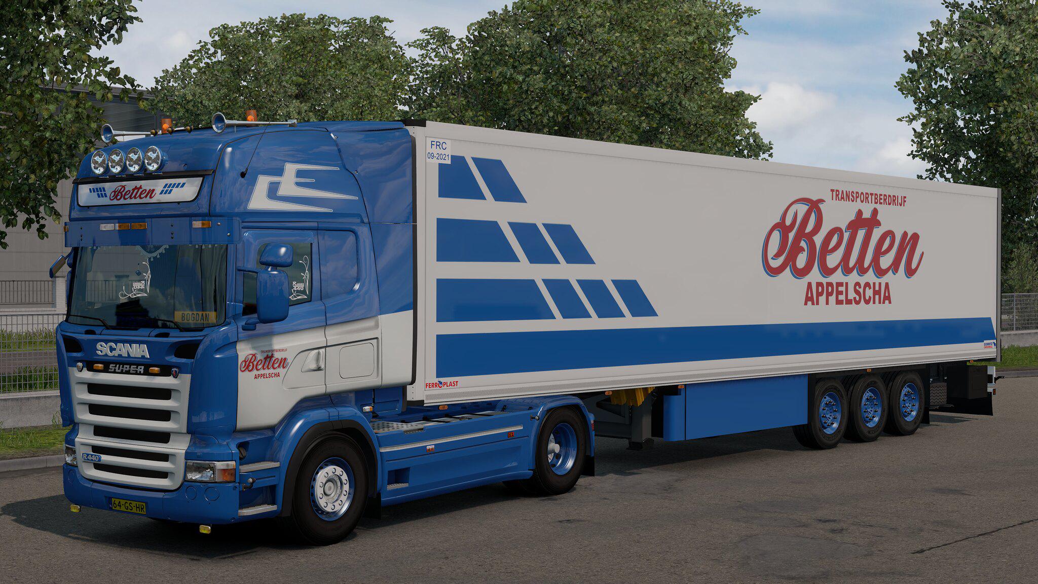 ETS2 - Betten Skin Pack (1.36.x)