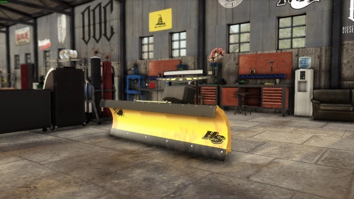 FS19 - Fisher HS 722 Snow Plow with Lightbars V1.0