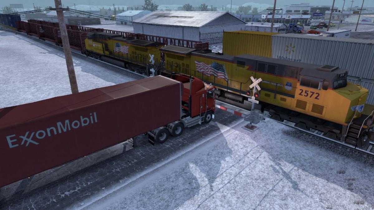 ATS - Improved Trains Compatibility Addon for Real Traffic Density Mod (1.38.x)
