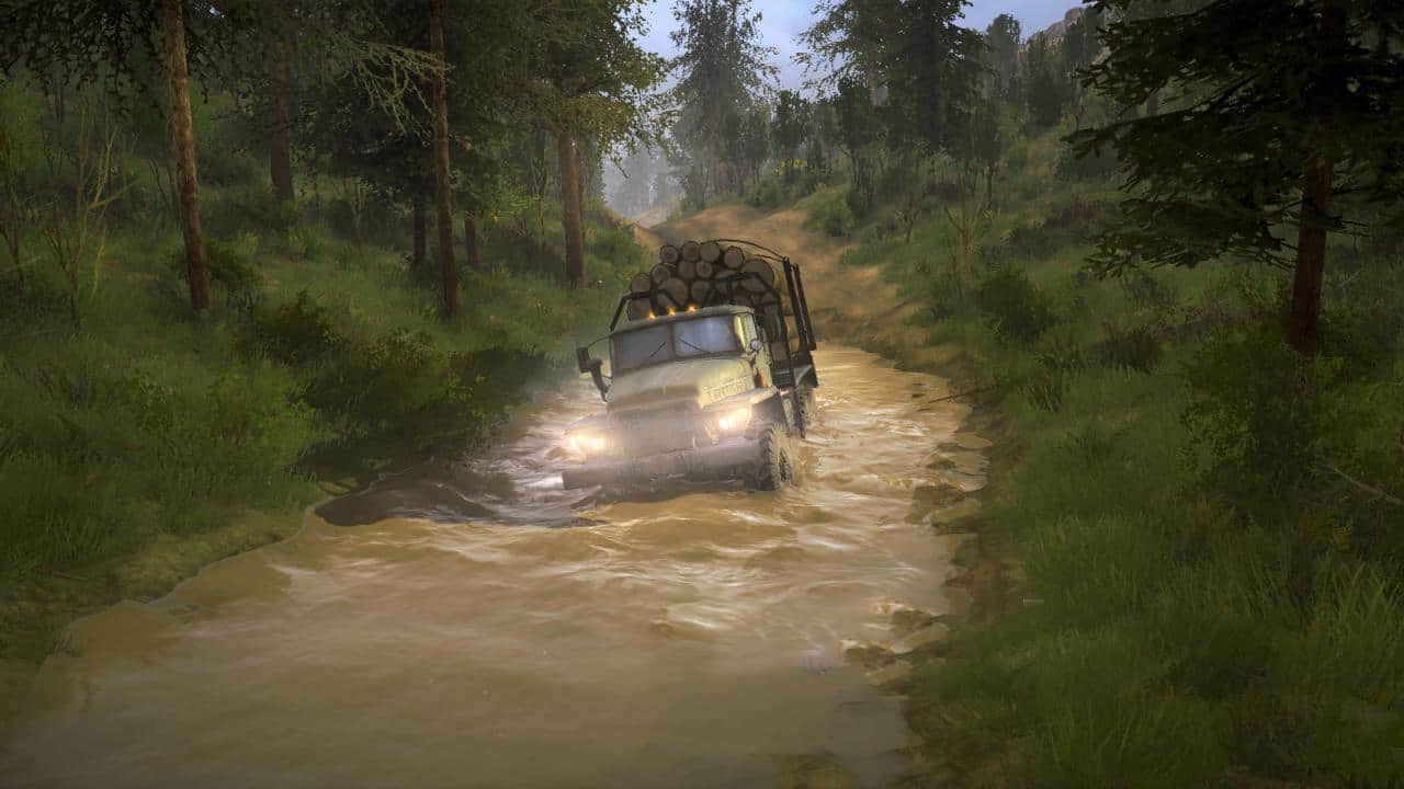 Spintires:Mudrunner - Strange Place Map V1.0