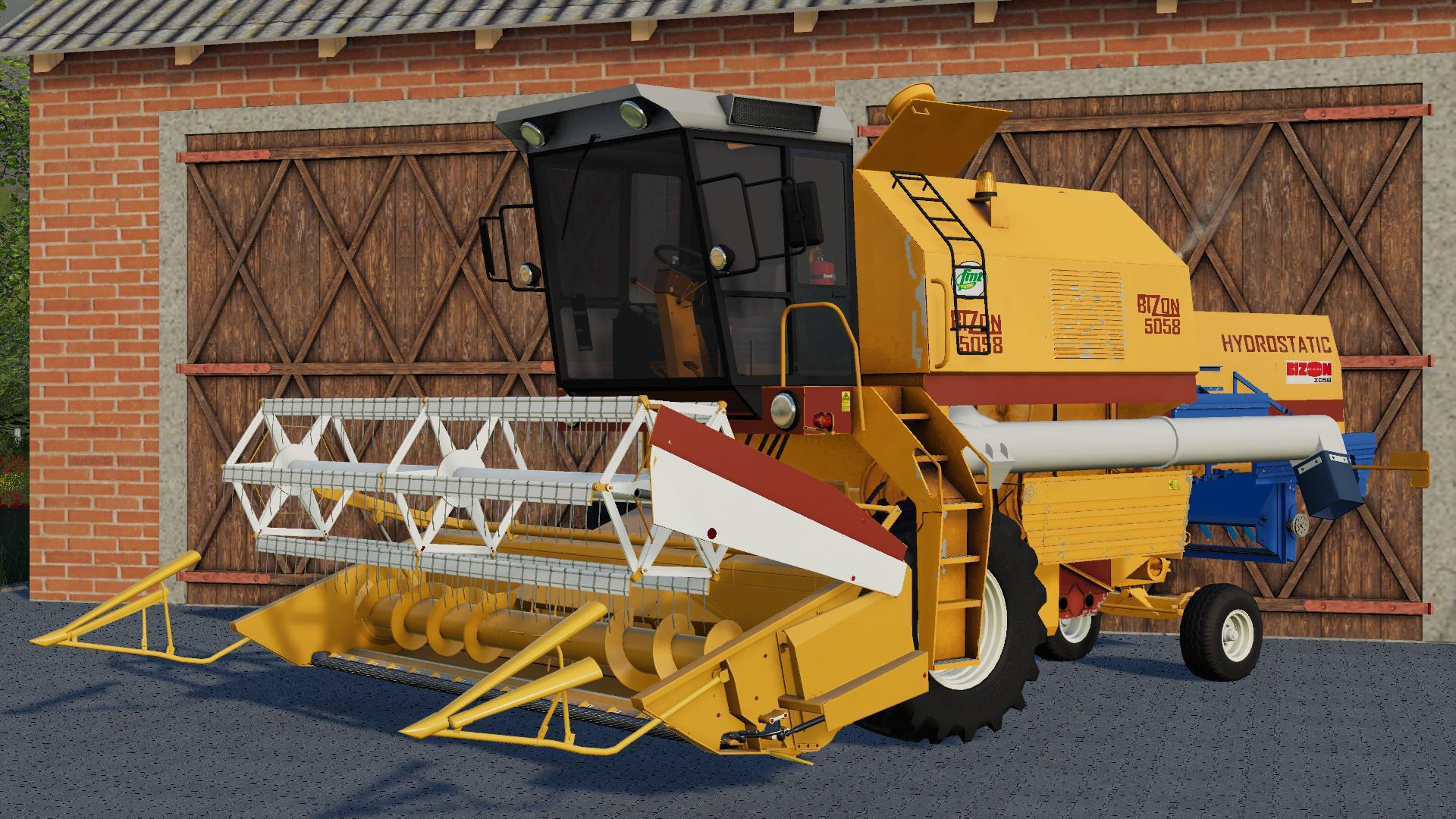 FS19 - Bizon Rekord 5058 Hydrostatic Harvester Mod V1.0