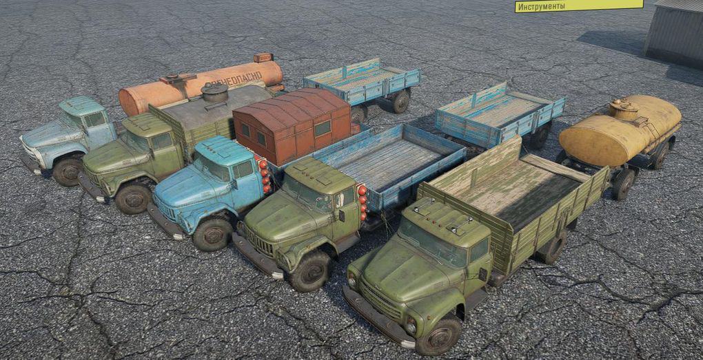 SnowRunner - Zil 130 Pack (4x2, 4x4) V1.0