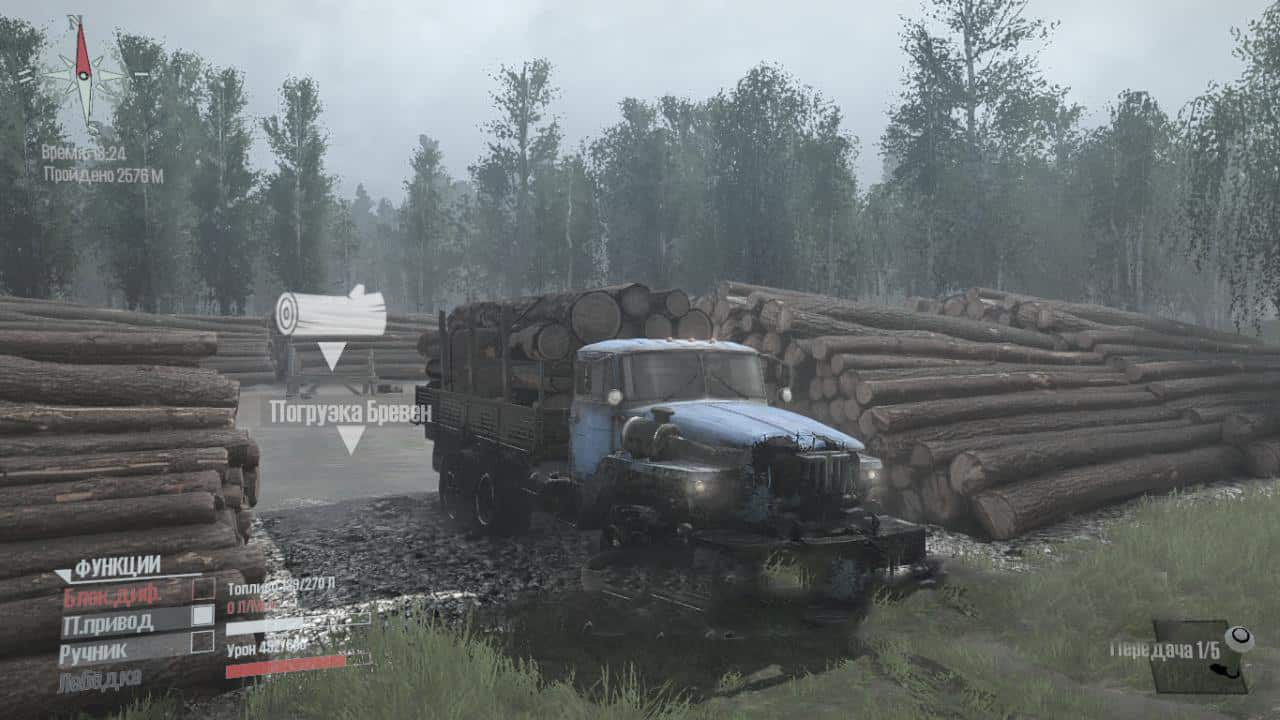 Spintires:Mudrunner - Taiga 5 Map V1.0