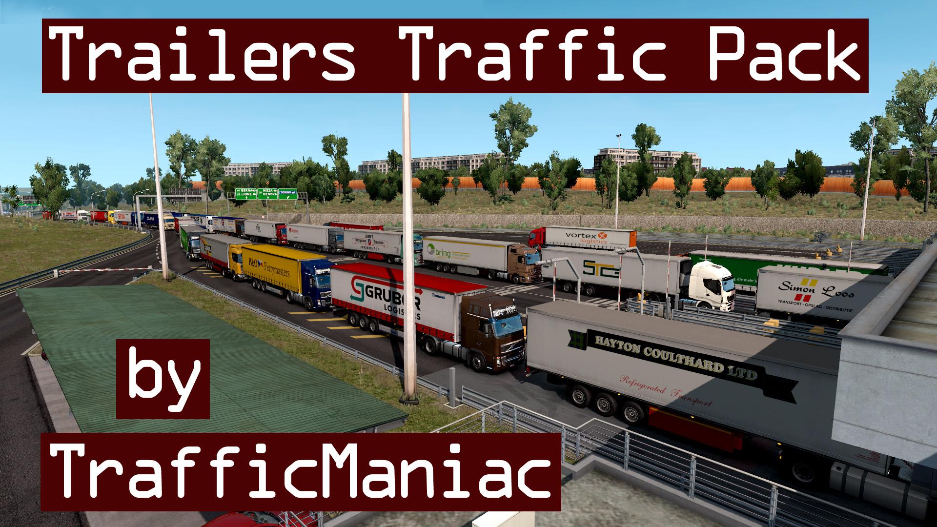 ETS2 - Trailers Traffic Pack V4.3 (1.37.x)