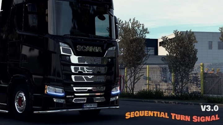 ETS2 - Sequential Turn Signal Mod V3.0 (1.40.x)