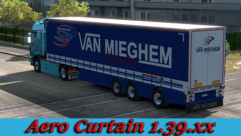 ETS2 - Aero Curtainsider Trailer (1.39.x)