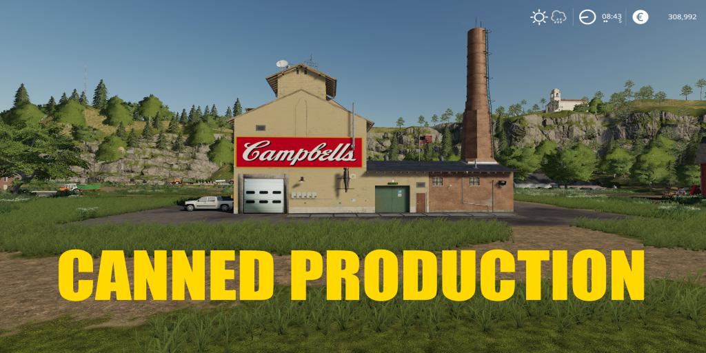 FS19 - Placeable Caned Production V1.0
