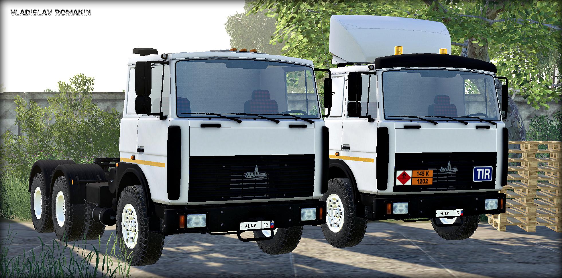 FS19 - Maz-6422 Tyagach Truck V1.0