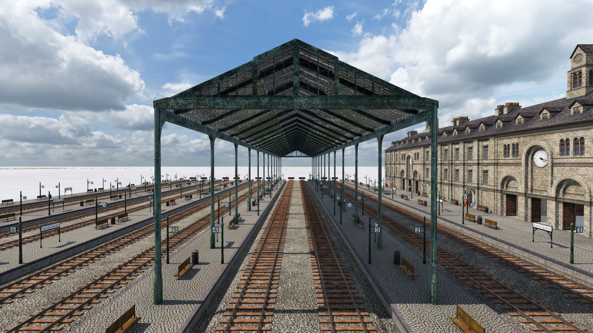 Transport Fever 2 - Perrache Modular Station Roof