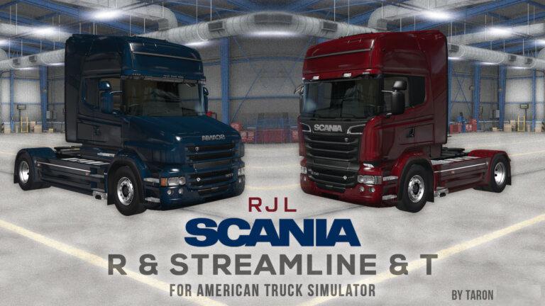 ATS - RJL Scania R, Streamline And T Port (1.39.x)