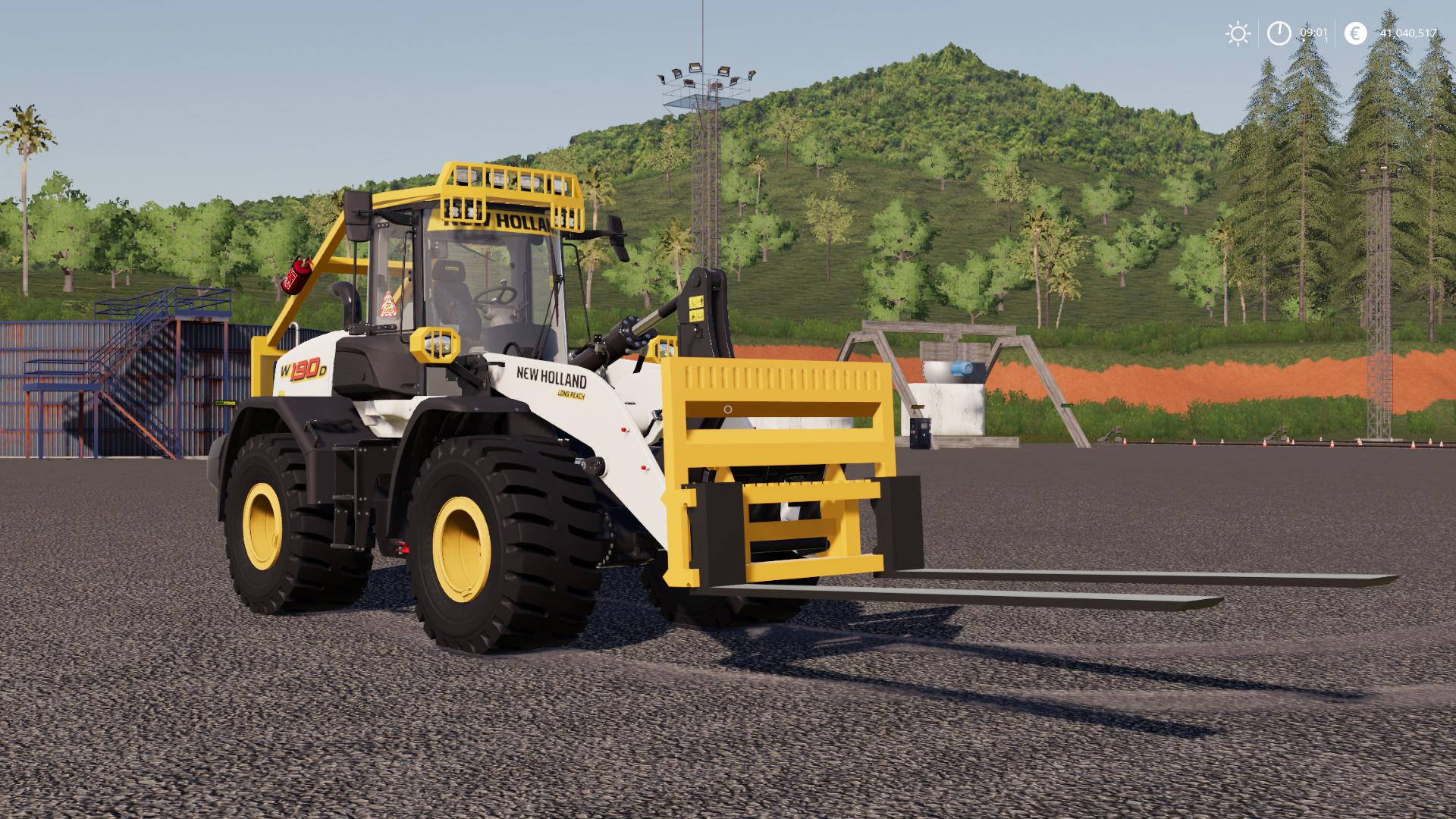 FS19 - Wheel Loader Long Forks V1.0.1