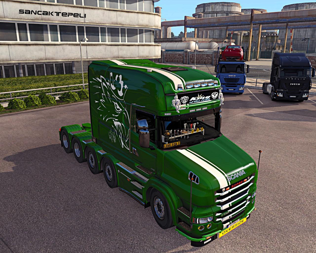 Ets2 Scania Rjl T Metallic Griffin Skin 1 36 X Euro Truck Simulator 2 Mods Club