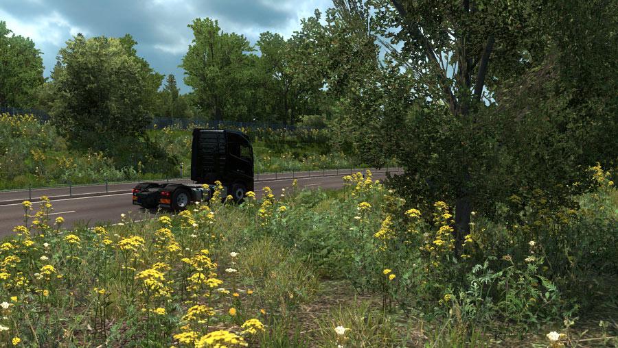 ETS2 - New Summer Graphics/Weather V3.6 (1.38.x)