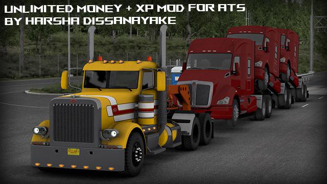 ATS - Unlimited Money + XP Mod V1.0 (1.39.x)