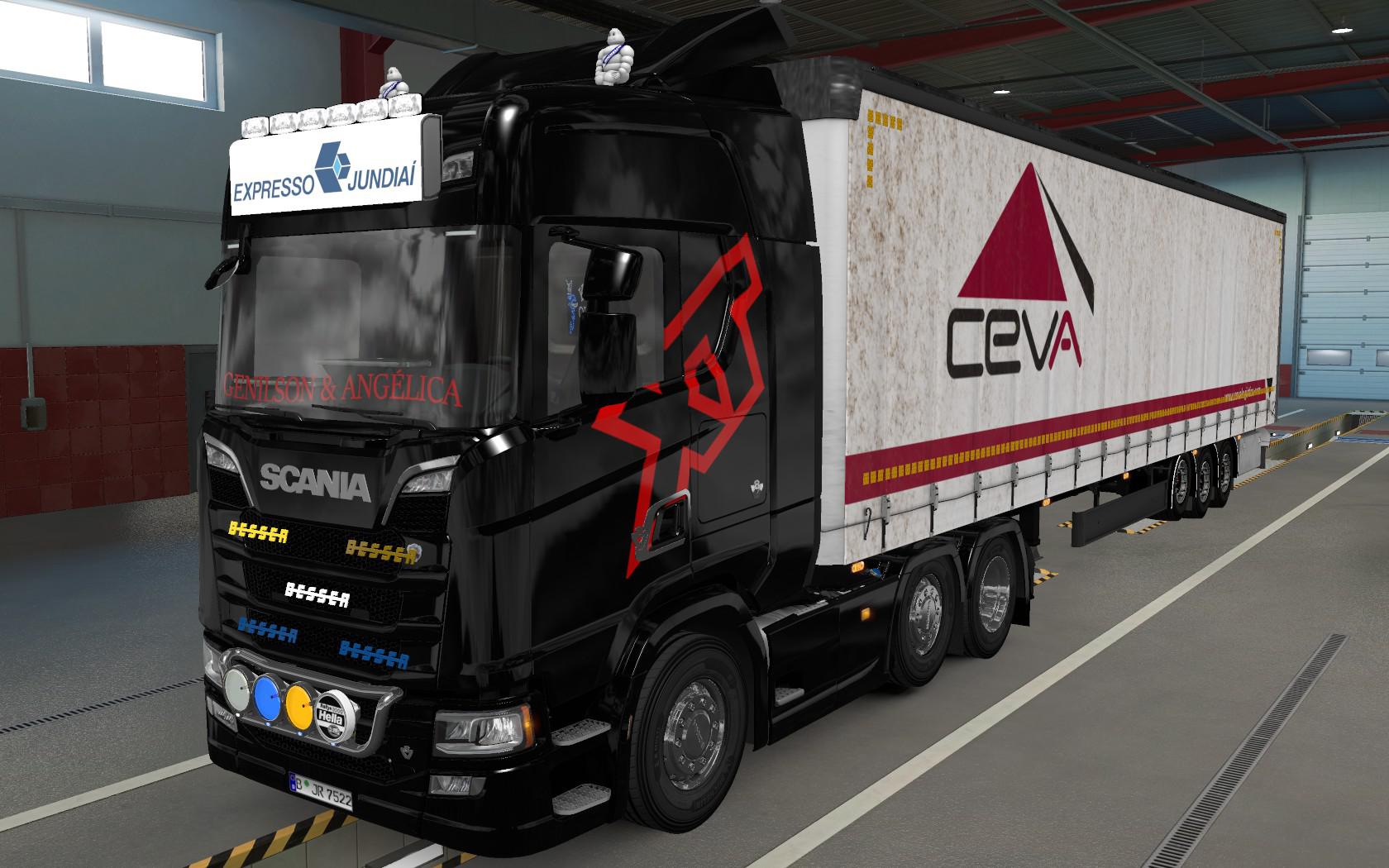 ETS2 - Big Lightbox Scania R And S 2016 Expresso Jundai (1.39.x)