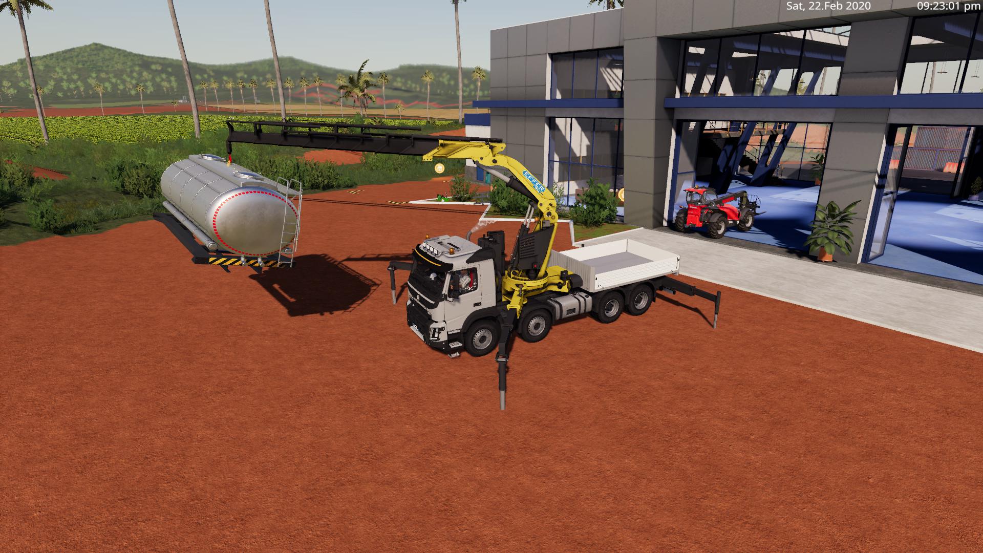 FS19 - Volvo FMX Crane Truck V0.2