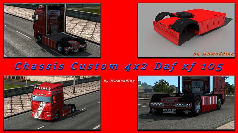 ETS2 - Chassis Cusom 4x2 Daf 105 V1.0 (1.39.x)